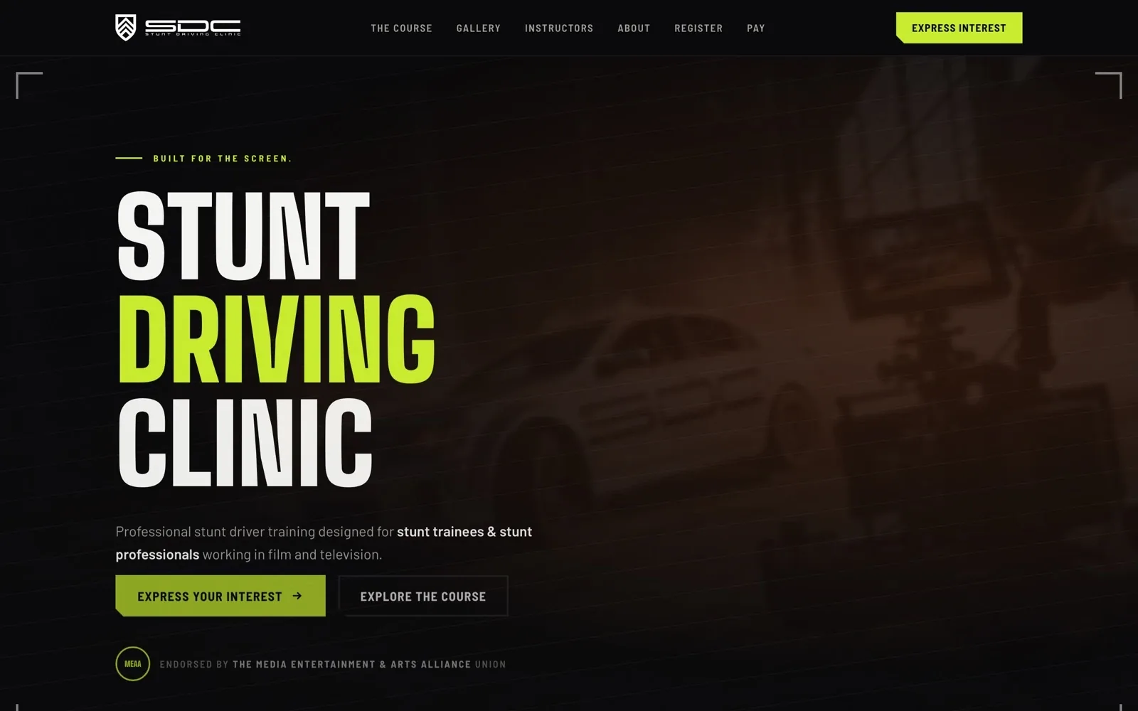 The website BC-Convert built for the Stunt Driving Clinic